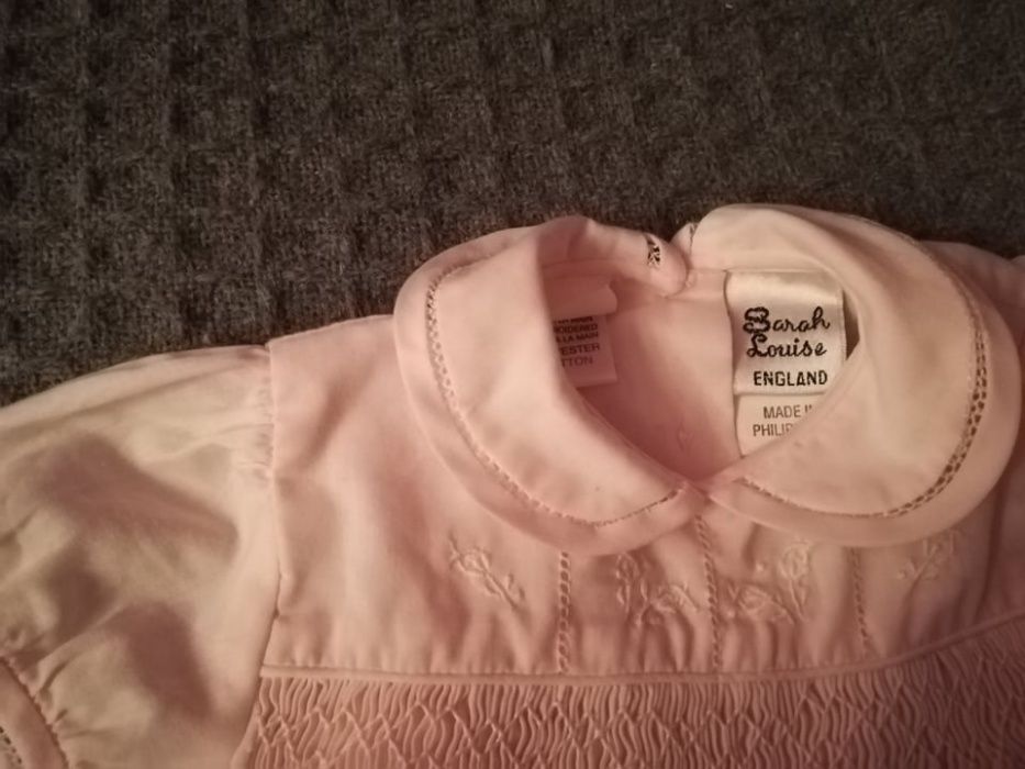 sukienka Sarah Louise 56 cm,pudrowy róż