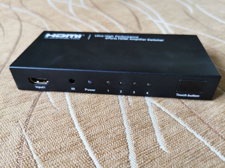 HDMI Switcher przełącznik 4 wejścia