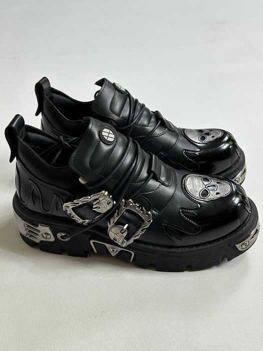 New Rock tank reactor boots black черевики чорні ботинки черные — zdjęcie 3