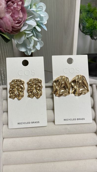 Сережки COS, золотисті