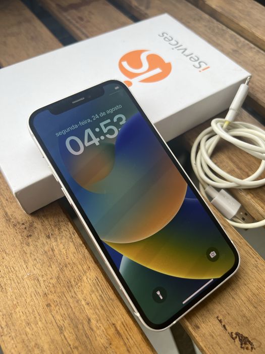 Iphone 12 Mini Branco - 128GB - Troca e Retoma - Ótimo Estado - Caixa e Carregador