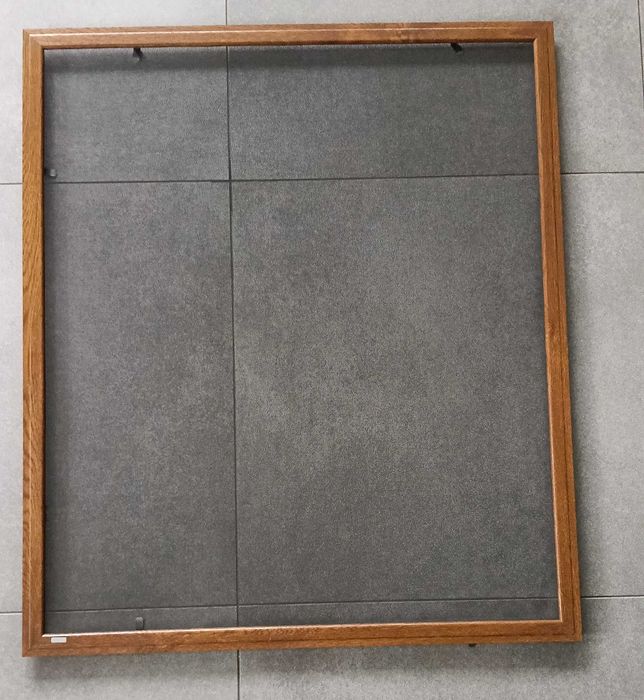 Moskitiera ramowa ramkowa aluminiowa złoty dąb - używana