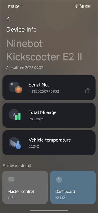 Ninebot E2 II Negociável