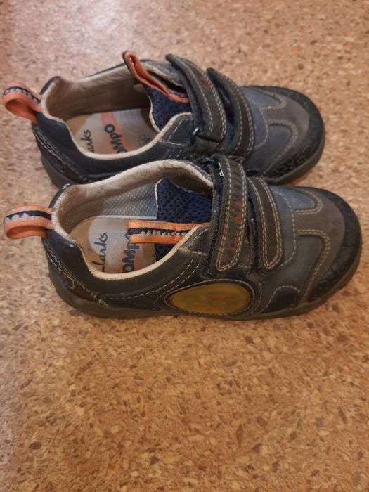 Clarks туфли кроссовки динозавры 7,5 25 26