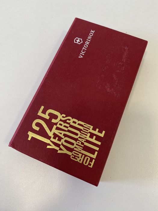 Canivete victorinox Swisscard 125 anos jubileo victorinox