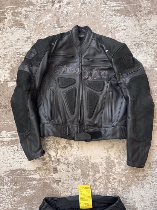 шкіряний мото костюм