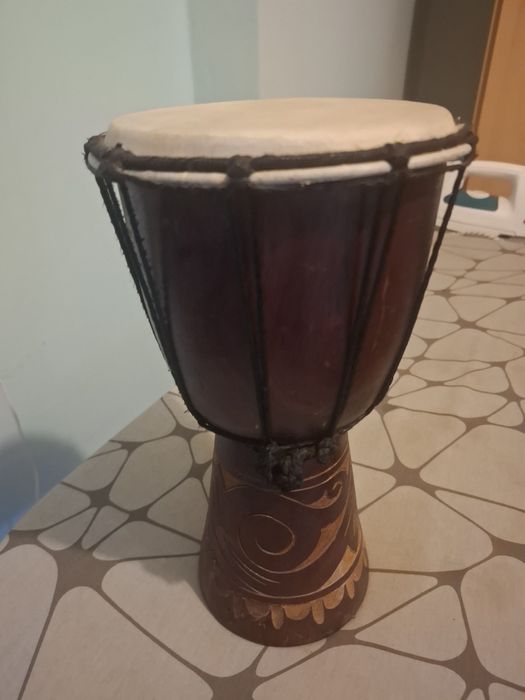 Bongos mały drewniany