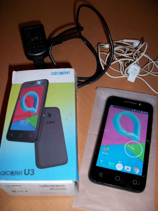 Telemóvel Alcatel U3 3G - 4GB para peças