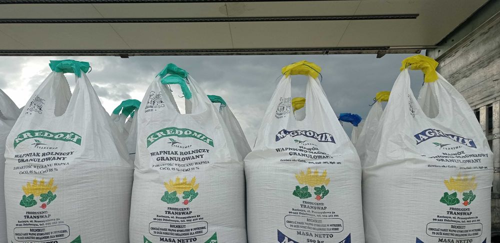 Wapno granulowane  kredowe wapno magnezowe Kreda Czarna  SUPER JAKOŚĆ