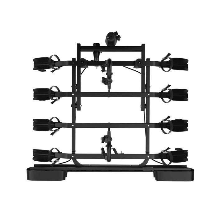 Bagażnik rowerowy platforma na hak Amos Tytan 4 Black uchylany na 4 rowery 75KG 13PIN