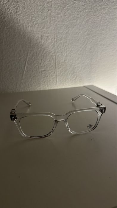 Chrome heart glasses