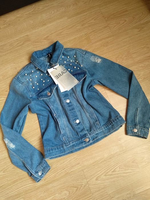 Nowa kurtka katana jeans denim Stradivarius r. S