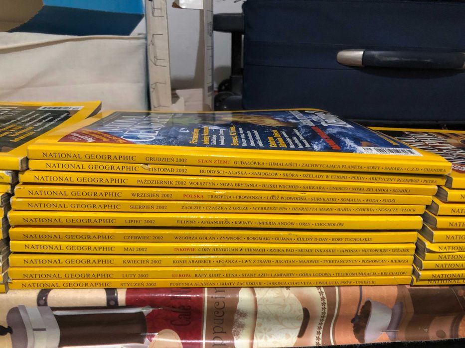 Kolekcja magazynu "National Geographic", 6 roczników, 1999 - 2004