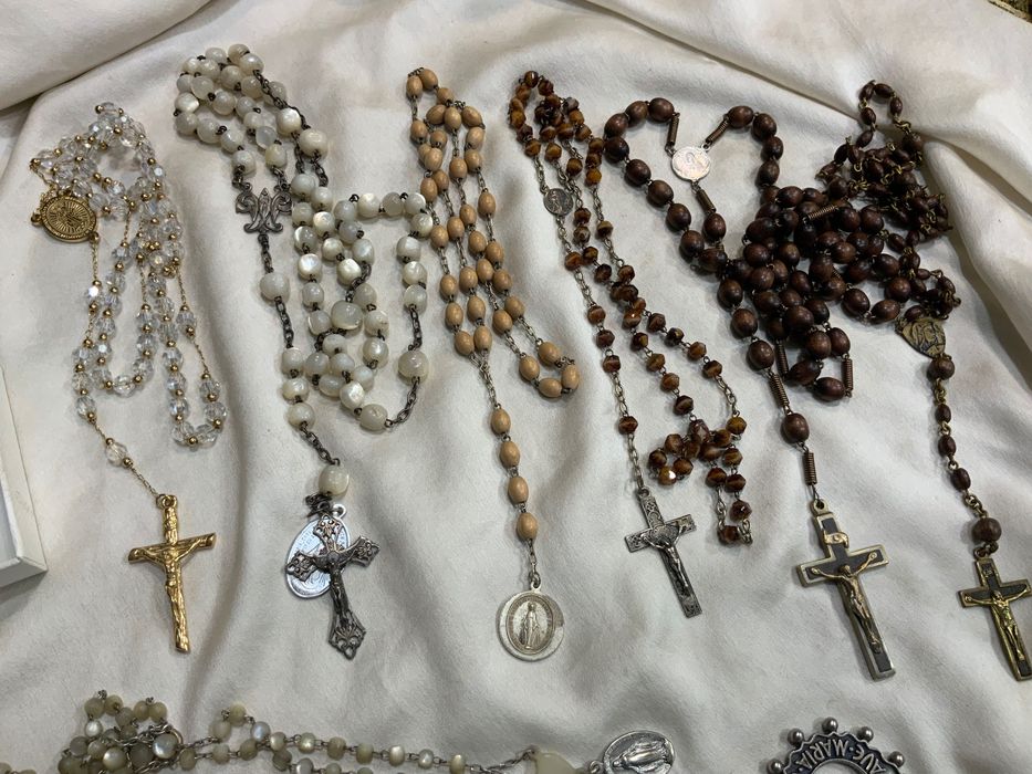 Четки Чотки Розарій Німеччина 1939 Італія Святий Михайло срібло