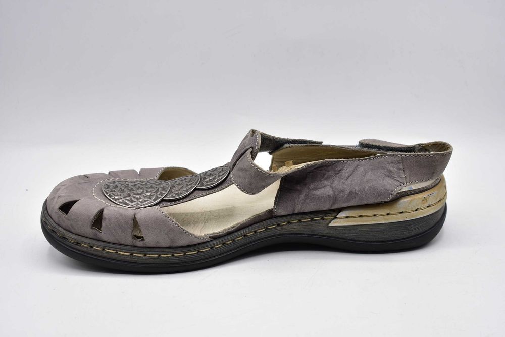 skórzane , wygodne sandały Rieker ( 39 )