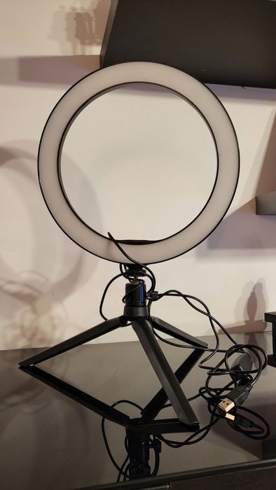 Ring light de mesa