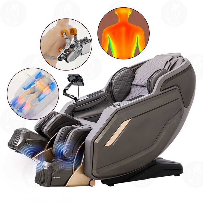 Fotel masujący Nowoczesny z rozciąganiem nóg AstraRelax Zero Gravity