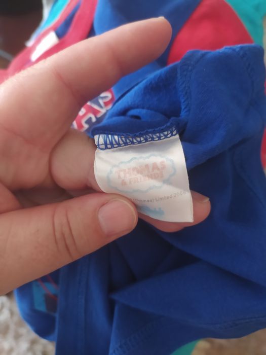 T-shirt bawełniany koszulka z krótkim rękawkiem bluzka Thomas r 80/86