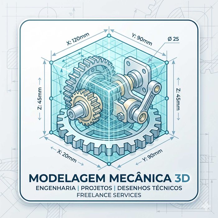 Serviços Freelance de CAD e Modelação 3D