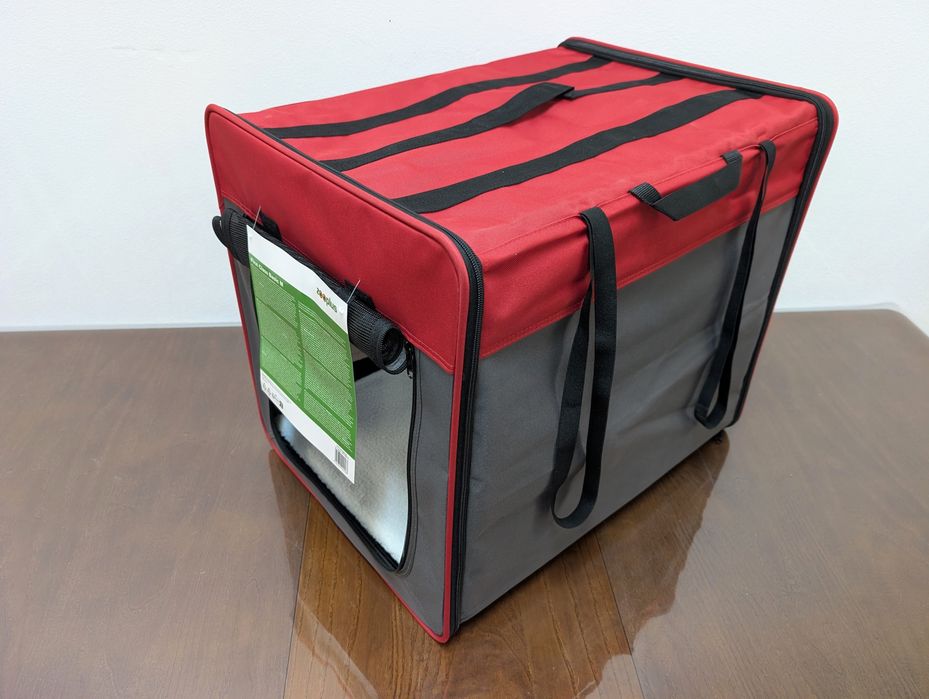 Torba Podróżna First Class Basic M 61x46x53,5cm Czerwono-Szara Transporter - NOWA