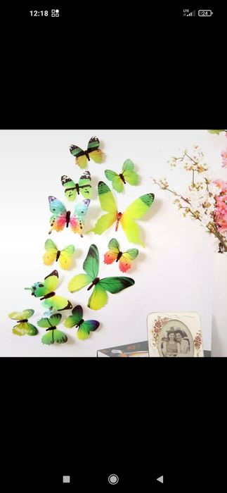 Motyle  ozdobne3D