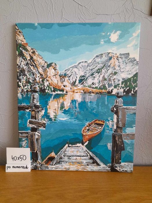 Obrazy ręcznie malowane akrylami