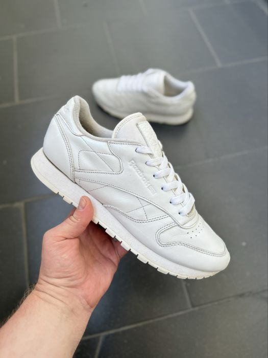 Жіночі кросівки Reebok Classic | Білі шкіряні | 39 розмір | Ідеал