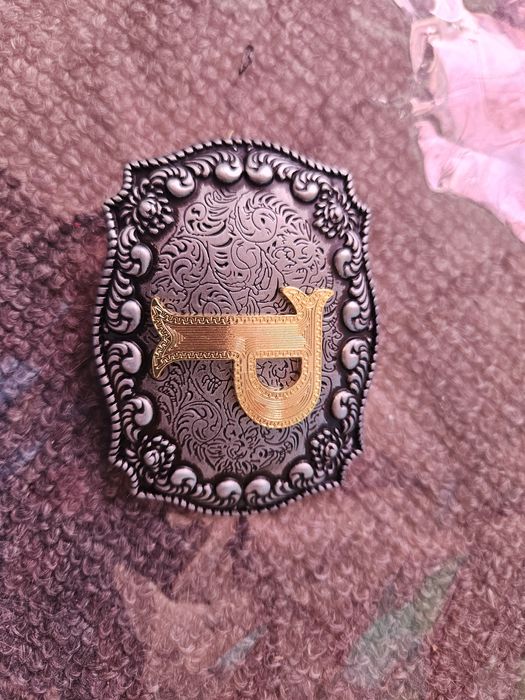 Nowa klamra metalowa kowbojska USA Texas Western United States