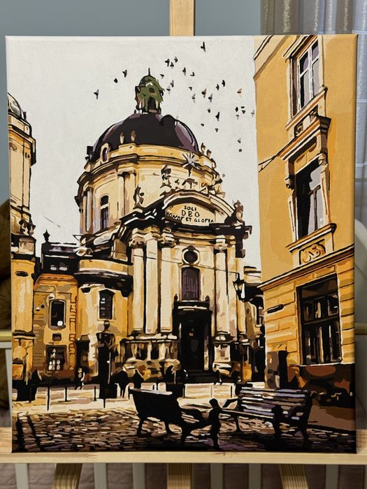 Картина на холсте красками