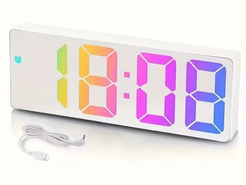 Дзеркальний LED годинник