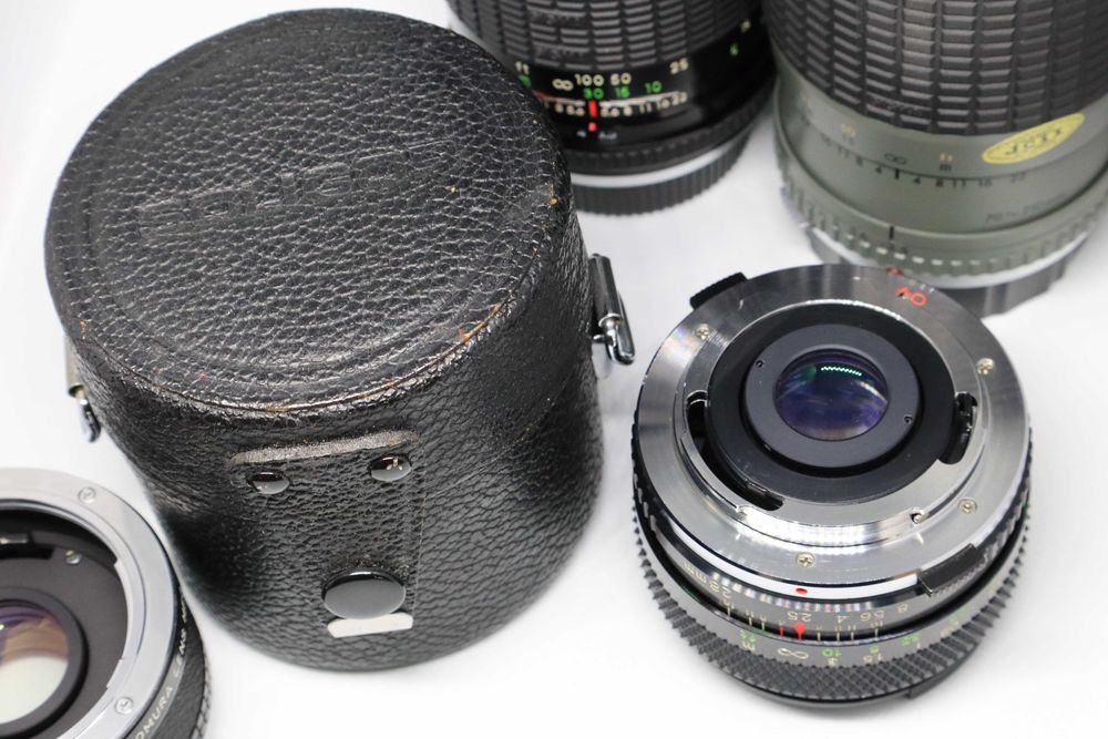 Kit objetivas Olympus + adaptador Sony / Fujifilm / Canon EOS / R / Ni
