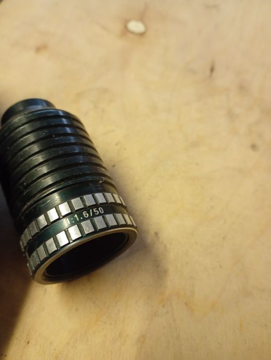 Obiektyw zabytek Lucar 1:1.6/50 Łzk prl vintagee