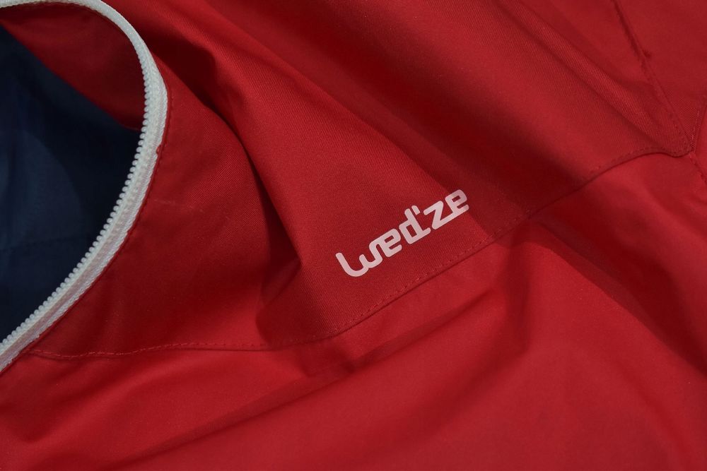 Wed'ze Męska Czerwona Kurtka Narciarska Slide 200 L