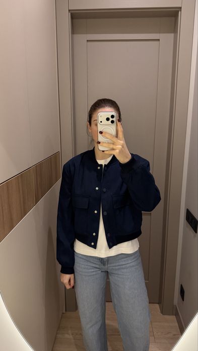 Синій бомбер No name