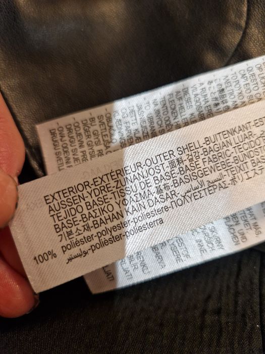 Spodnica zara skórzana eko skóra M/L