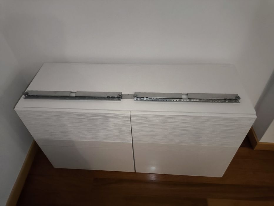 Móvel IKEA BESTÅ Branco Suspenso ou de Chão + Ferragens Originais