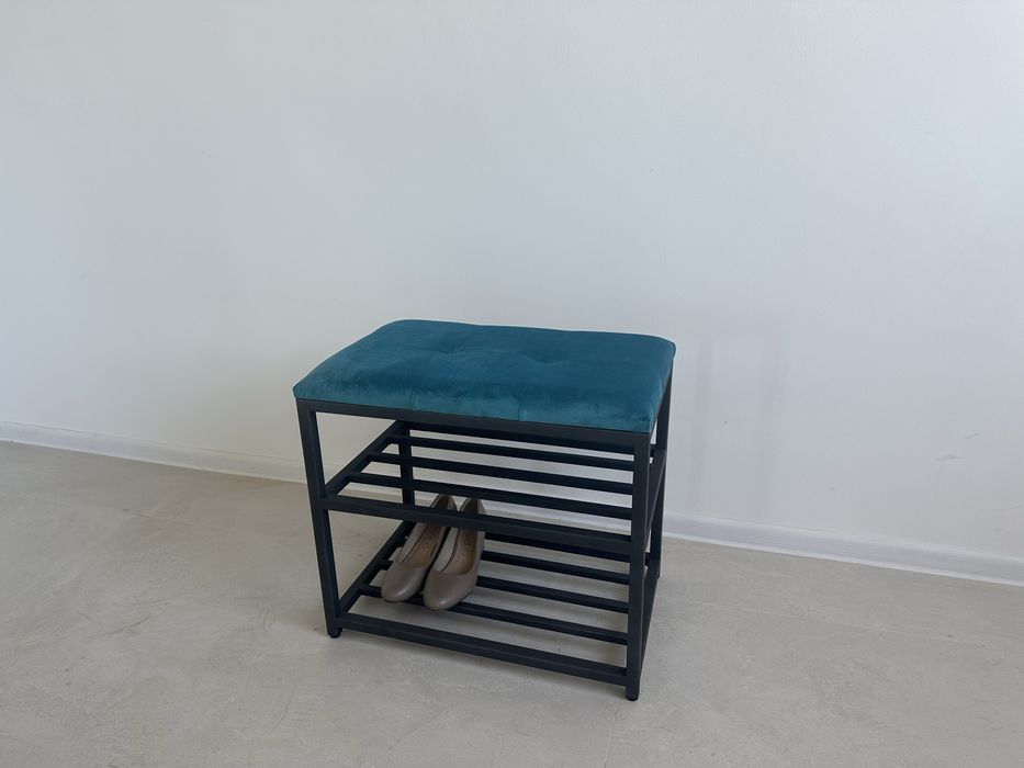 Банкетка консоль з шухлядою доставка безкоштовна віщак в металеві рамі