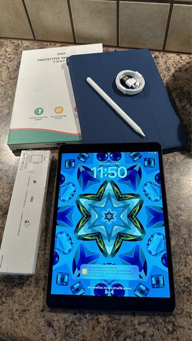 Tablet iPad Apple 10.5” iOS 18.4 + NOWY RYSIK - Touch ID - PROCREATE