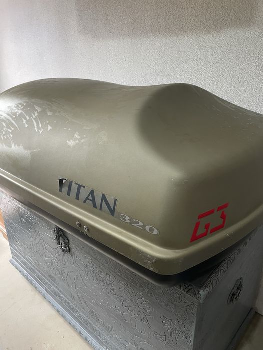 Mala de Tejadilho Titan 320L – Bagageira de Teto para Automóvel