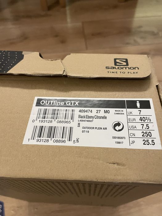 Buty Salomon gore-tex 40 2/3