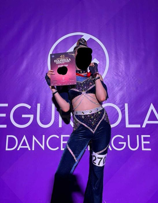 Profesjonalny strój do tańca DISCO roz,174 XS