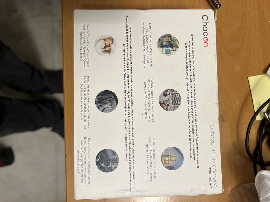 Camera vigilancia Chacon wireless outdoor wi fi camera