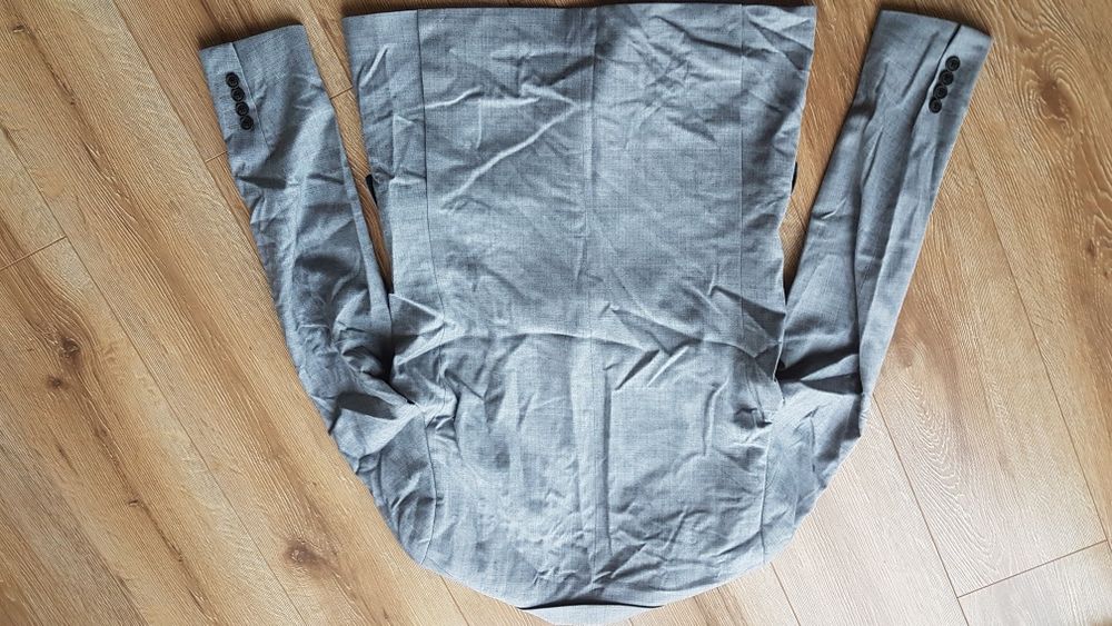 Bruun & Stengade Marynarka slim fit Mons  męska 97% wełna Copenhhaga