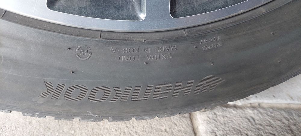 Alufelgi Mitsubishi Outlander z oponami zimowymi Hankook 225/55/18