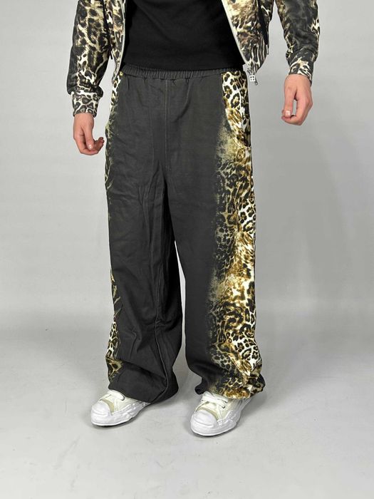 Штани Ksubi Mowalola Trakpant Black Cheetah чорні sweatpants штаны