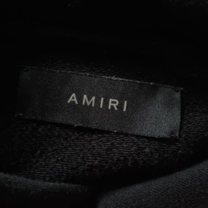 Amiri Script Pegasus Hoodie Black