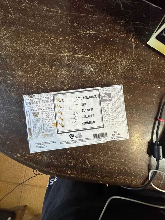 Harry Potter Quidditch Worldcup SilverTicket Limited to 9995