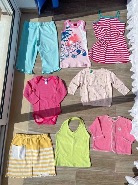 Lote roupa menino menina (Benetton, Levi's, GANT, Sergent Major, Zara)