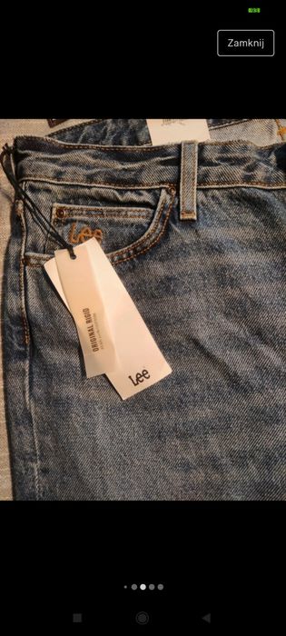 Jeansy Lee 31/33 Slim Straight