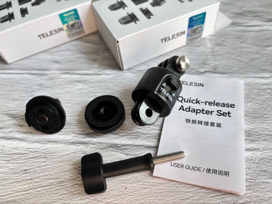 Комплект магнітних швидкознімних кріплень для екшн-камер 3в1 TELESIN